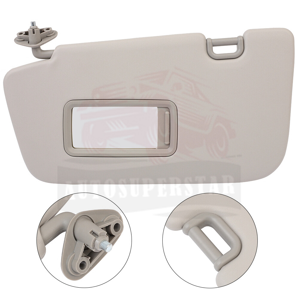 Gray Left Driver Sun Visor Sunvisor For Subaru Impreza 2008-2014