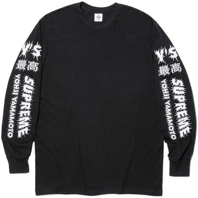 Supreme x Y's by Yohji Yamamoto L/S Tee Black White 2colors FW25
