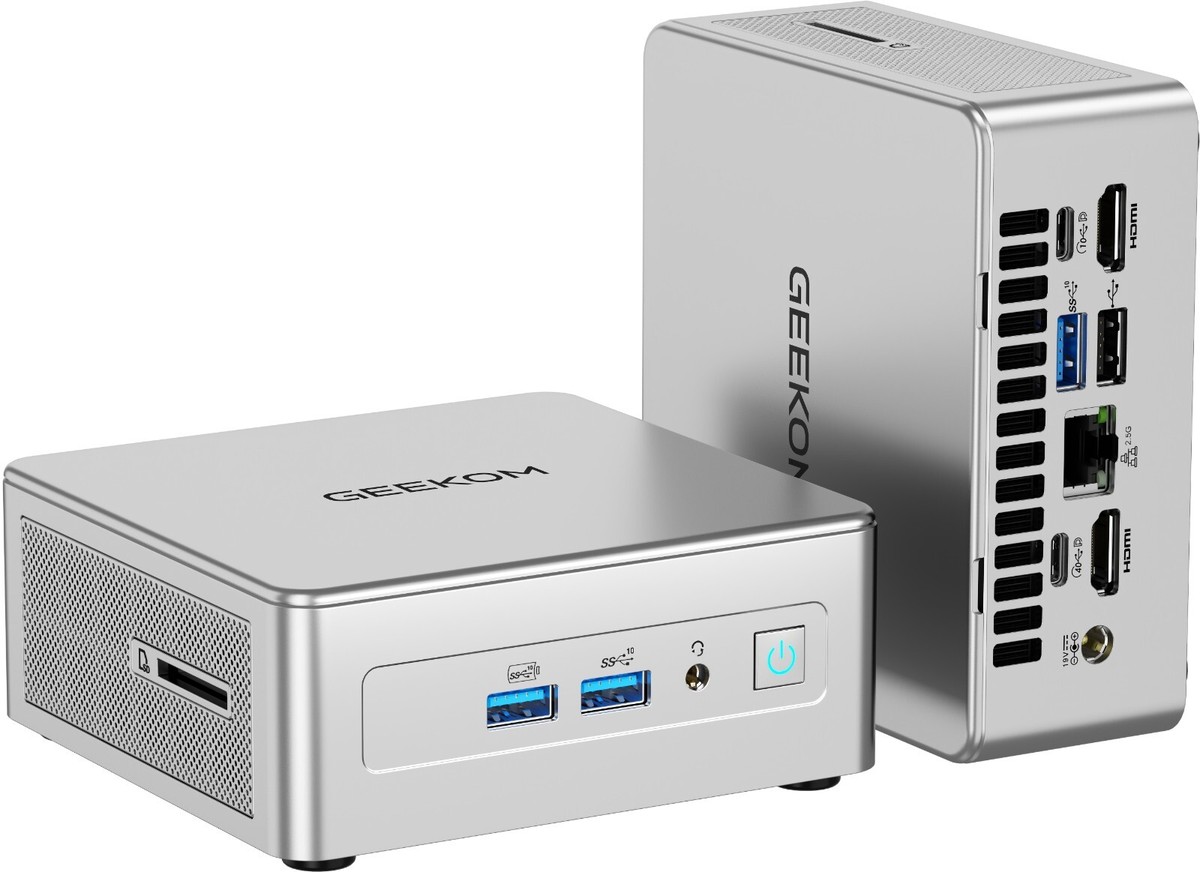 GEEKOM AE8 Mini PC, AMD Ryzen 9 8945HS, 32GB DDR5 RAM, 1TB SSD