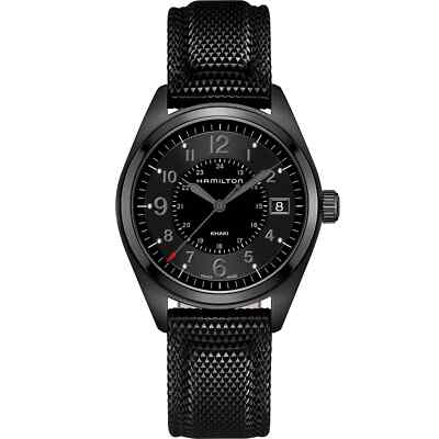 HAMILTON KHAKI FIELD QUARTZ BLACK DIAL 40MM H68401735 MEN'S WATCH