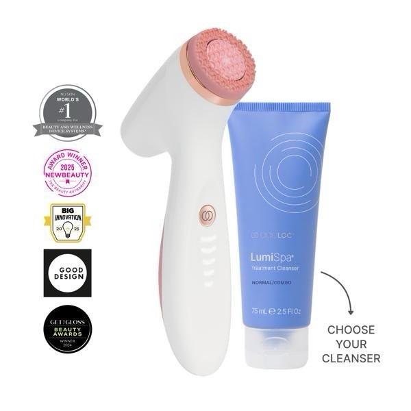 BRAND NEW Nuskin LumiSpa iO kit with a Cleanser(Normal/Combo),Rose