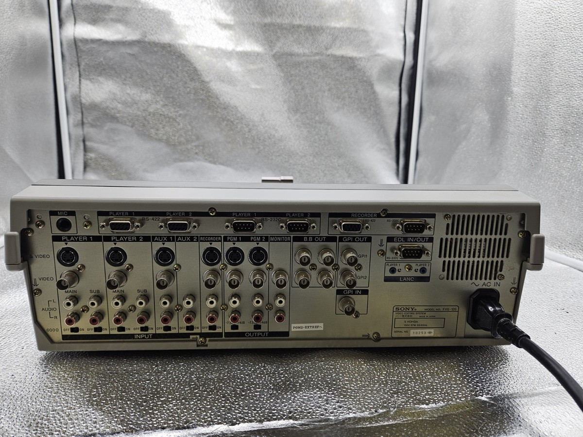 Vintage Sony FXE-120 Video Editing System USED | eBay