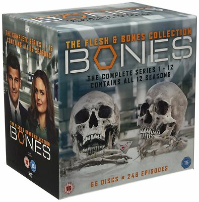 BONES COMPLETE SERIES 1-12 DVD SEASON 1 2 3 4 5 6 7 8 9 10 11 12