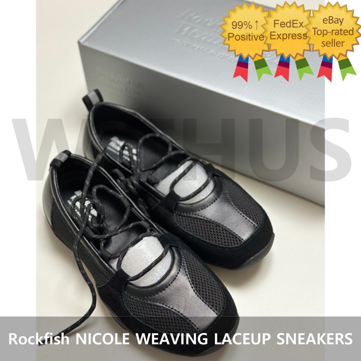 Rockfish Weatherwear NICOLE WEAVING LACEUP SNEAKERS - 5 colors= | eBay