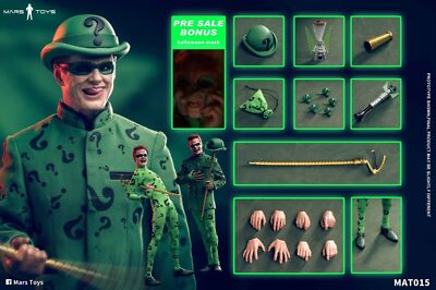 1/6 Mars Toys Batman Forever The Riddler Figure Hot King Enigma