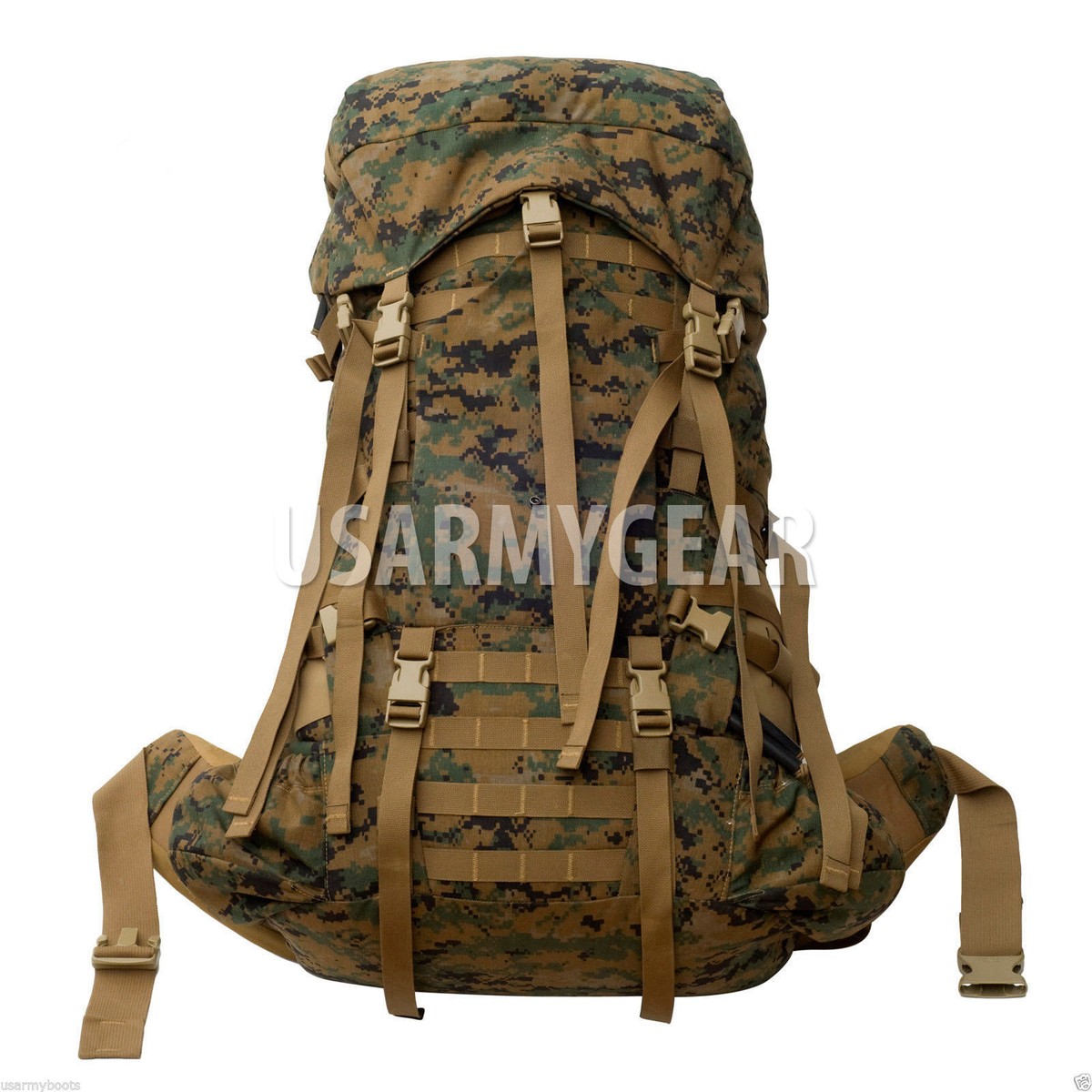 USMC Marine GEN 2 Marpat Woodland ILBE Main Pack Shoulder Straps