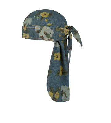 Denim Tears x Levi's Cotton Fleur Denim Durag - Indigo - NEW | eBay