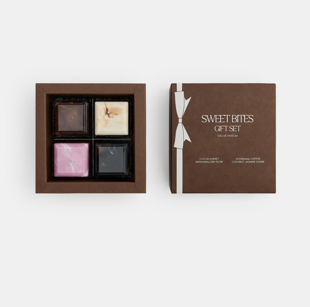 ZARA Sweet Affair Gift Set EDP 4 x 25ml Cocoa Sunset Gourmand
