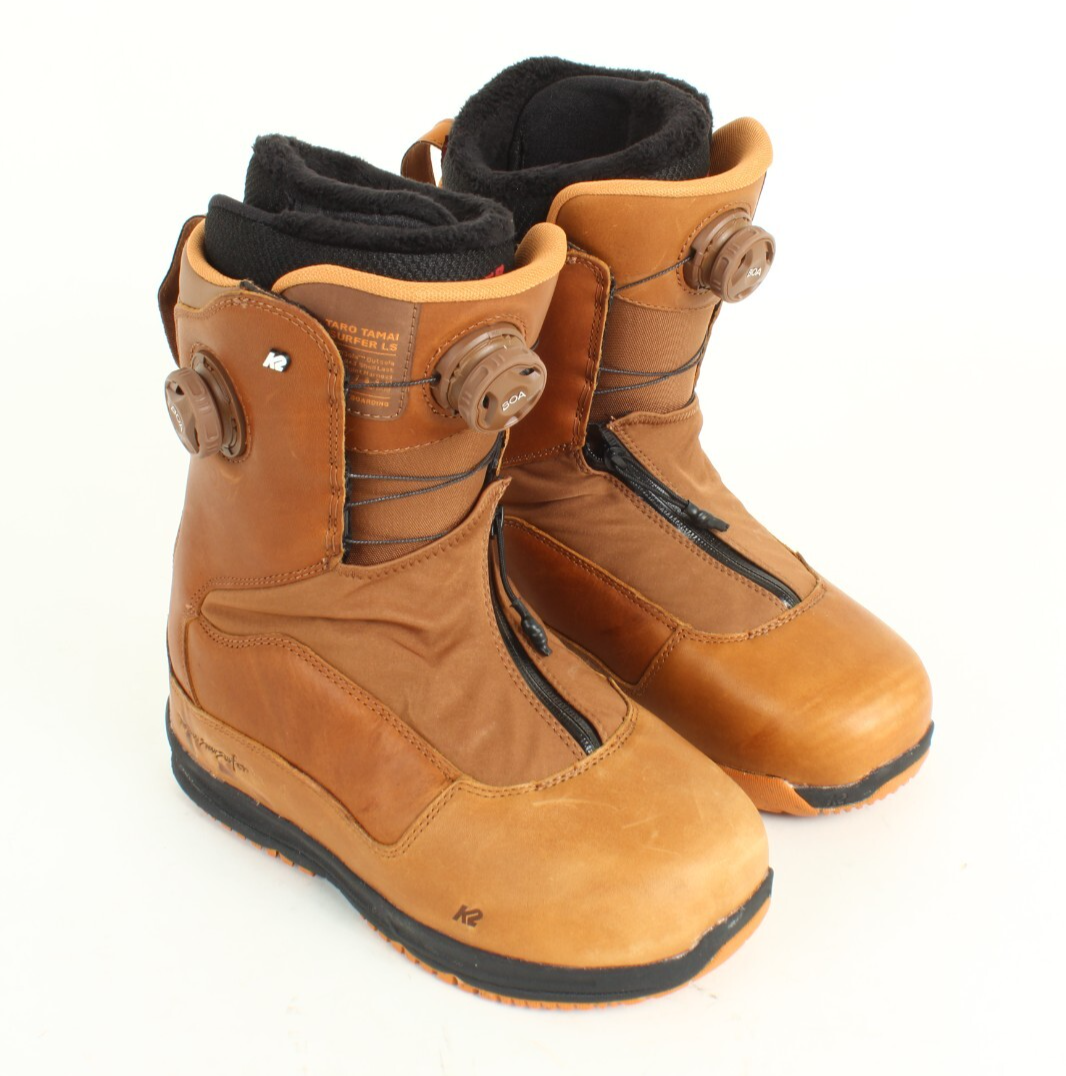 K2 Taro Tamai Snowsurfer Leather Snowboard Boot-2025-Men's. Brown
