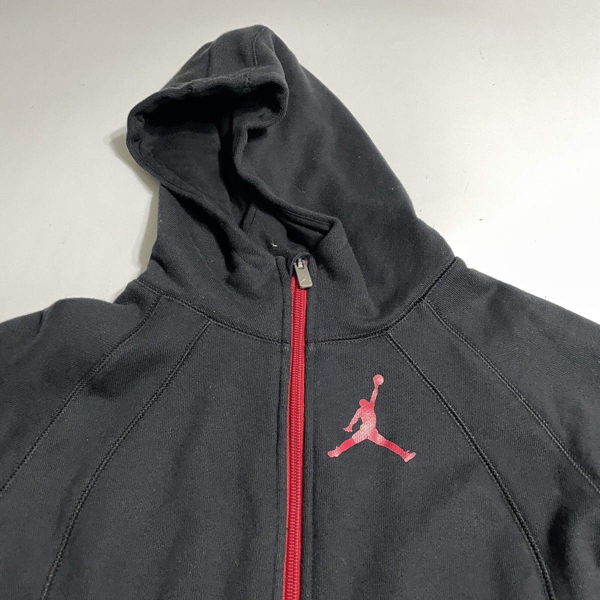 Nike Air Jordan Sweater Jumpman Hoodie Full Zip size Youth Large