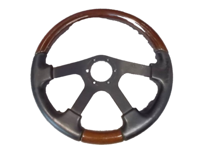 AD Altezza Disegno Steering Wheel 36cm Wood-Leather Combo F/S | eBay