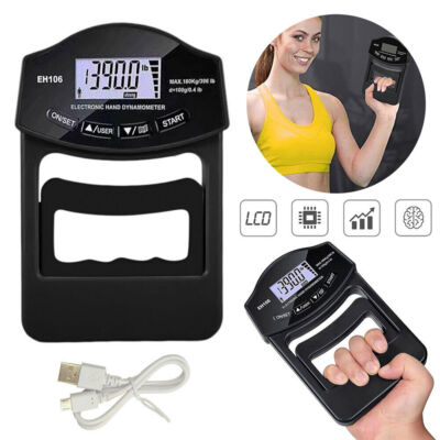 Hand Grip Exerciser NEW) GD DYNO-200 Digital Hand Dynamometer Grip