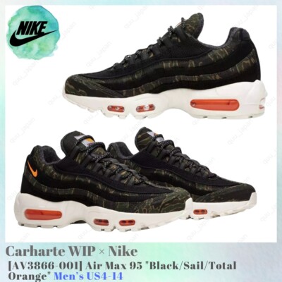 Size 8 - Carhartt WIP x Nike Air Max 95 Camo for sale online | eBay