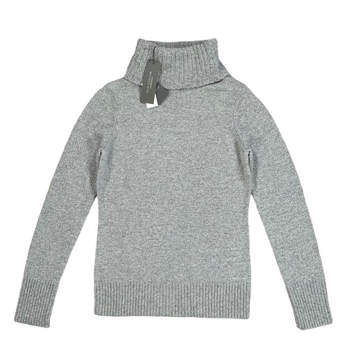 Vintage Gucci 100% Cashmere 80s Geometric Turtleneck Black