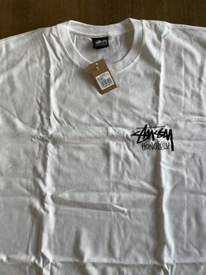 STUSSY HONOLULU Chapter Tee Limited WHITE T-SHIRT SIZE LARGE for