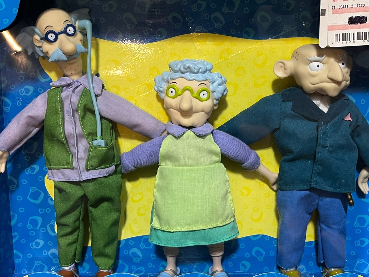New 1998 Nickelodeon Rugrats Pickles Grandparents Plush Character