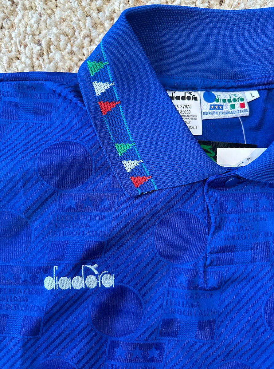 BRAND NEW ITALY NATIONAL TEAM 92/93/94 HOME FOOTBALL JERSEY