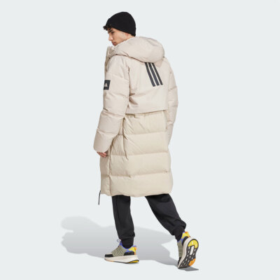 New Adidas Mens MYSHELTER DOWN PARKA IV7364 WONDER BEIGE S-3XL