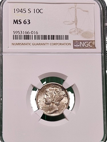 Great Britain - 1945 George VI Silver 1/2 Crown - NGC MS63 | eBay