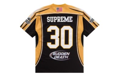 supreme sudden death football jersey | eBay