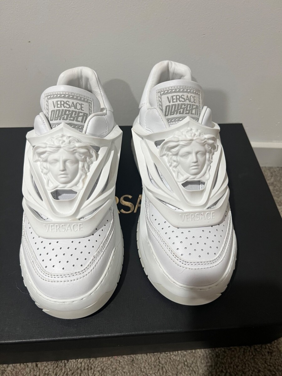 Versace Odissea Women White Sneakers New | eBay