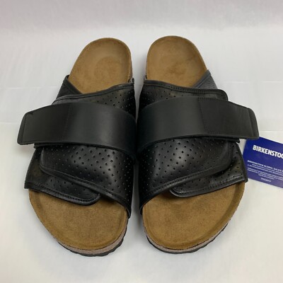 Birkenstock New w/o Box Kyoto Padded Puff Pack Black Leather