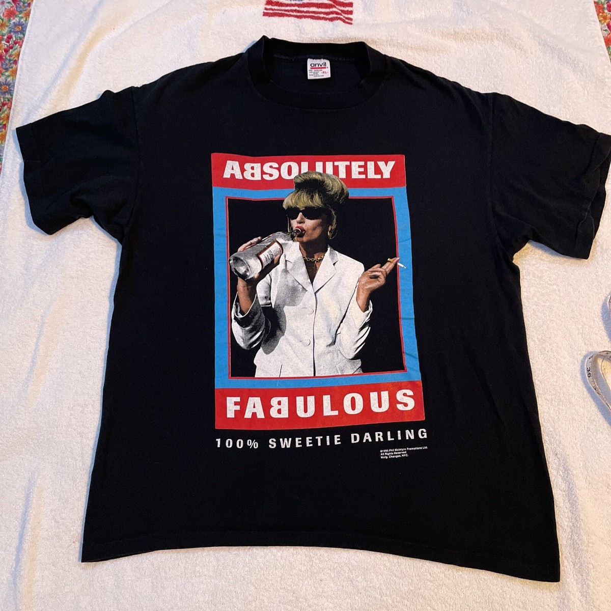 Vintage 1995 Absolutely Fabulous Tv Show 100% Sweetie Darling