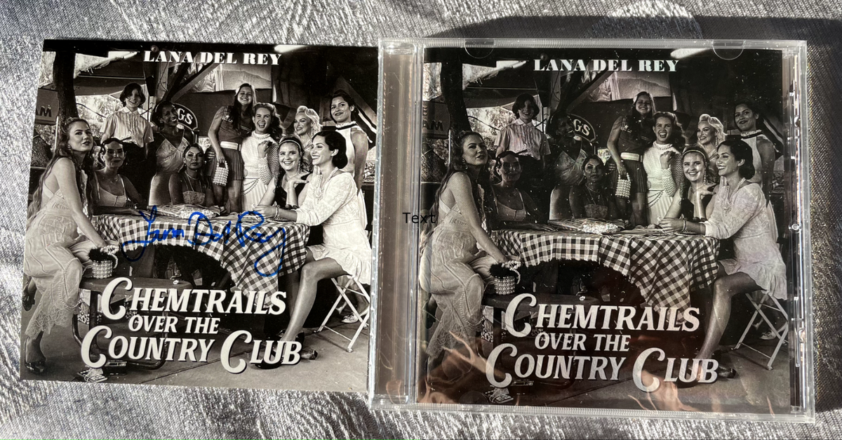 Lana Del Rey - SIGNED Brand New Chemtrails Over the Country Club