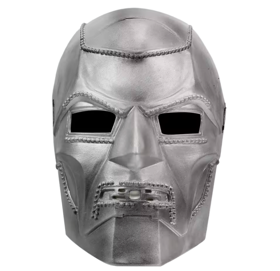 Dr Doom Latex Mask with Gloves victor von Halloween Cosplay Horror
