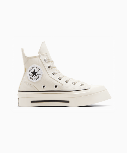 New Converse Chuck 70 De Luxe Squared Sneakers - Egret (A06436C