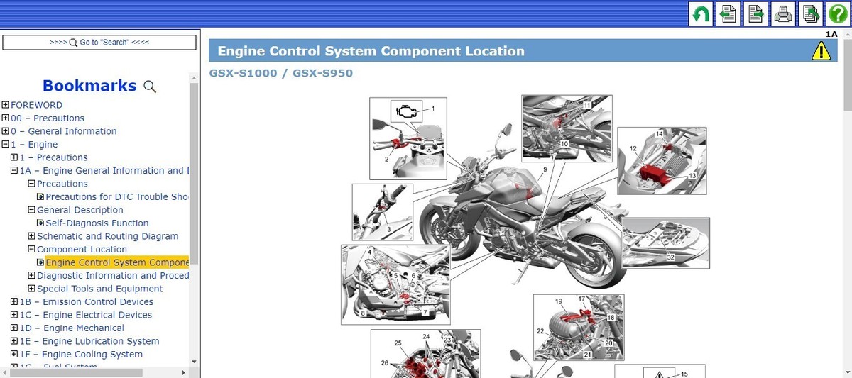 Suzuki Service Manual GSX-S1000GT M2-M3 GSX-S1000/T GSX-S950 99560