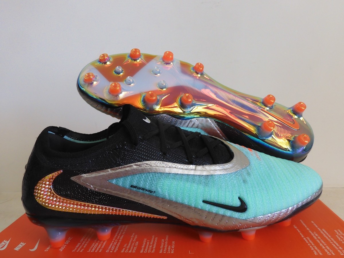 Nike Phantom 6 Low Elite Le Ag Pro Chrome Silver-Black Sz 10.5