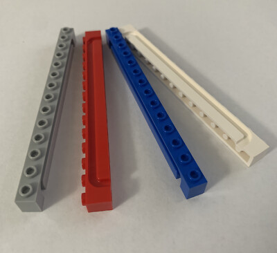 LEGO Part 4217 (1pc) Brick, Modified 1 x 14 with Groove Garage