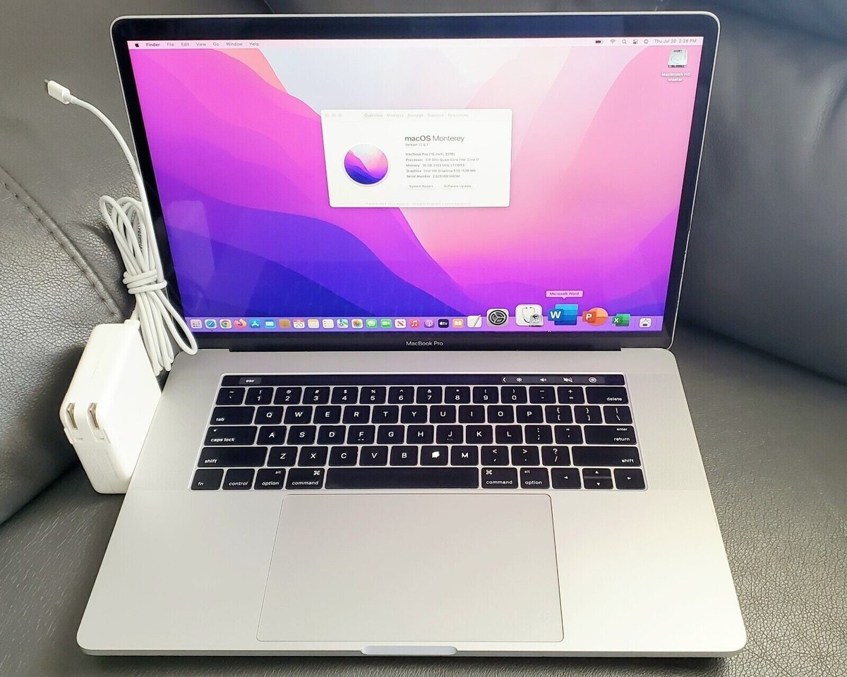 MacBook Pro 2016 Retina 15” Quad Core i7|2.5GHz|16GB|500GB SSD
