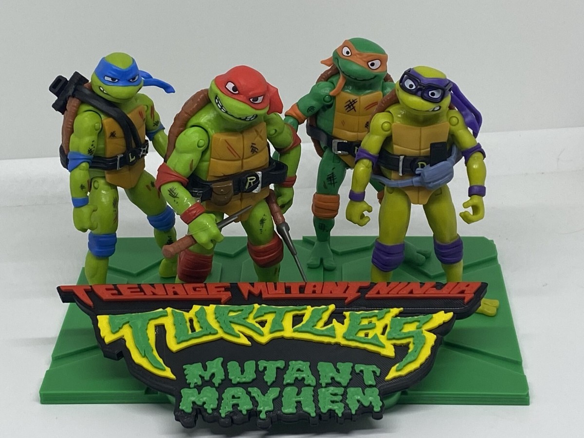 TMNT Teenage Mutant Ninja Turtles Mutant Mayhem Figure Stands | eBay