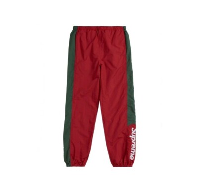 SUPREME 19AW Supreme side logo track pants red Size Extra Large