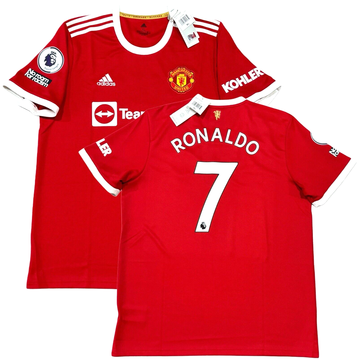 2021/22 Manchester United Home Jersey #7 Ronaldo XL adidas Premier