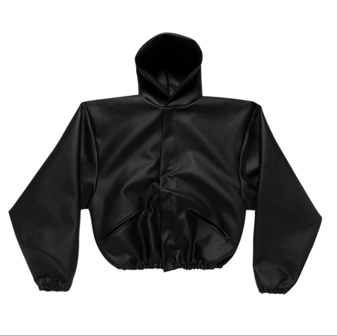 Yeezy JC-01 Leather Jacket Black Size 3 YZY Authentic - IN HAND