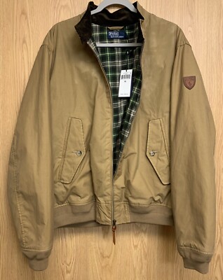 Bnwts Polo Ralph Lauren Mens Full Zip Oilcloth Jacket Sz Extra