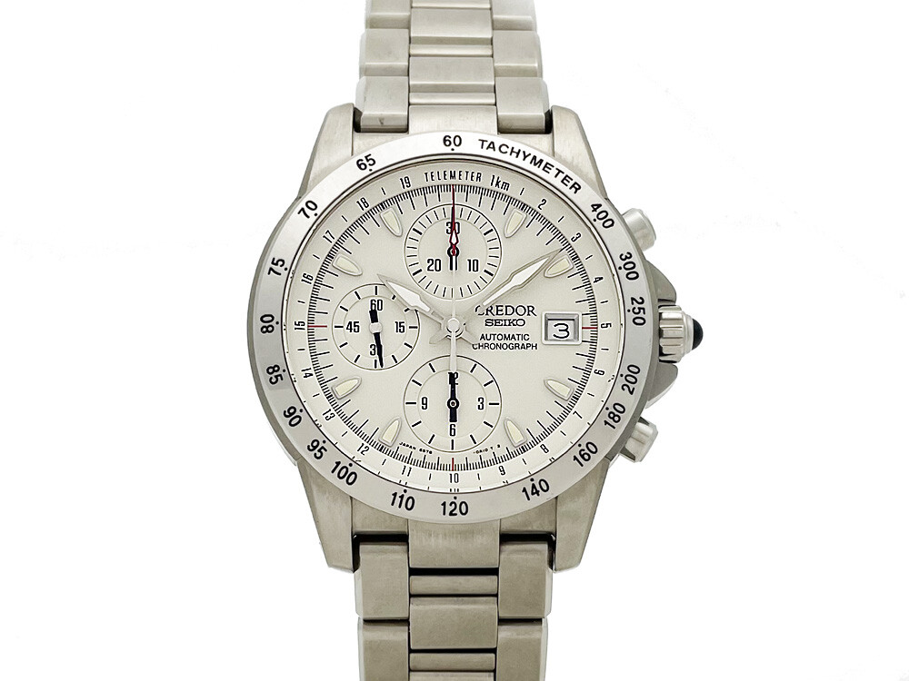 ○Seiko Credor Phoenix Gcbp999 6S78-0A20 Ti Titanium White Dial
