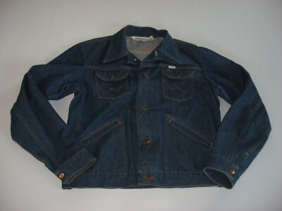 Vintage Wrangler Men's No Fault Sanfor Set Denim Jacket Medium