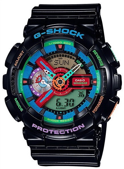 Casio G-Shock Crazy Color Analog Digital Resin Men's Watch GA
