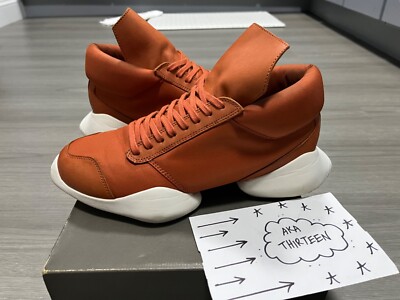 Adidas x Rick Owens RO Runner Fox Orange US 7.5 AQ2824 Geobasket