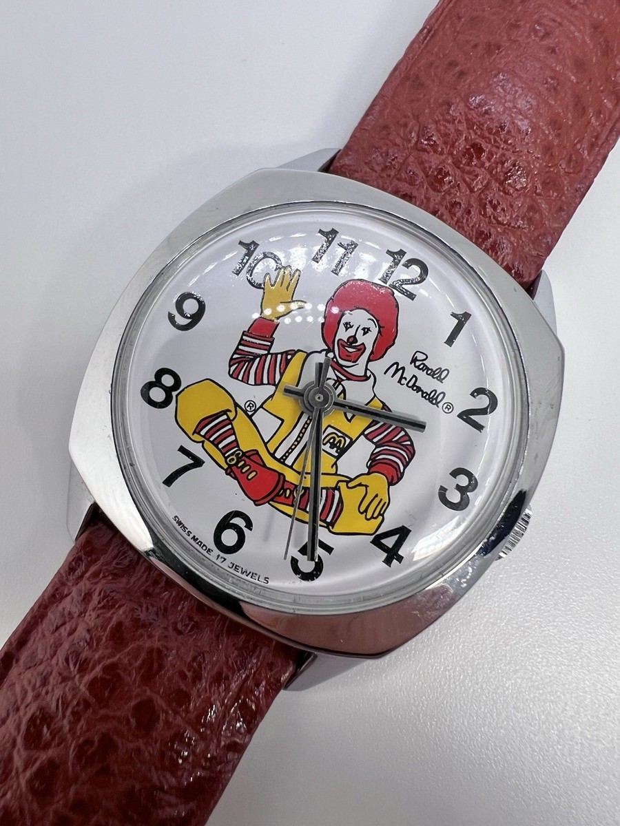 Vintage 1976 Ronald McDonald Mechanical Men's Watch America