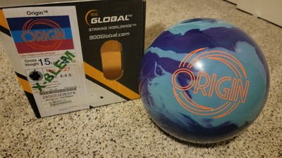 900 Global Origin Xblem Bowling Ball | 15 Pounds | 4-4.5