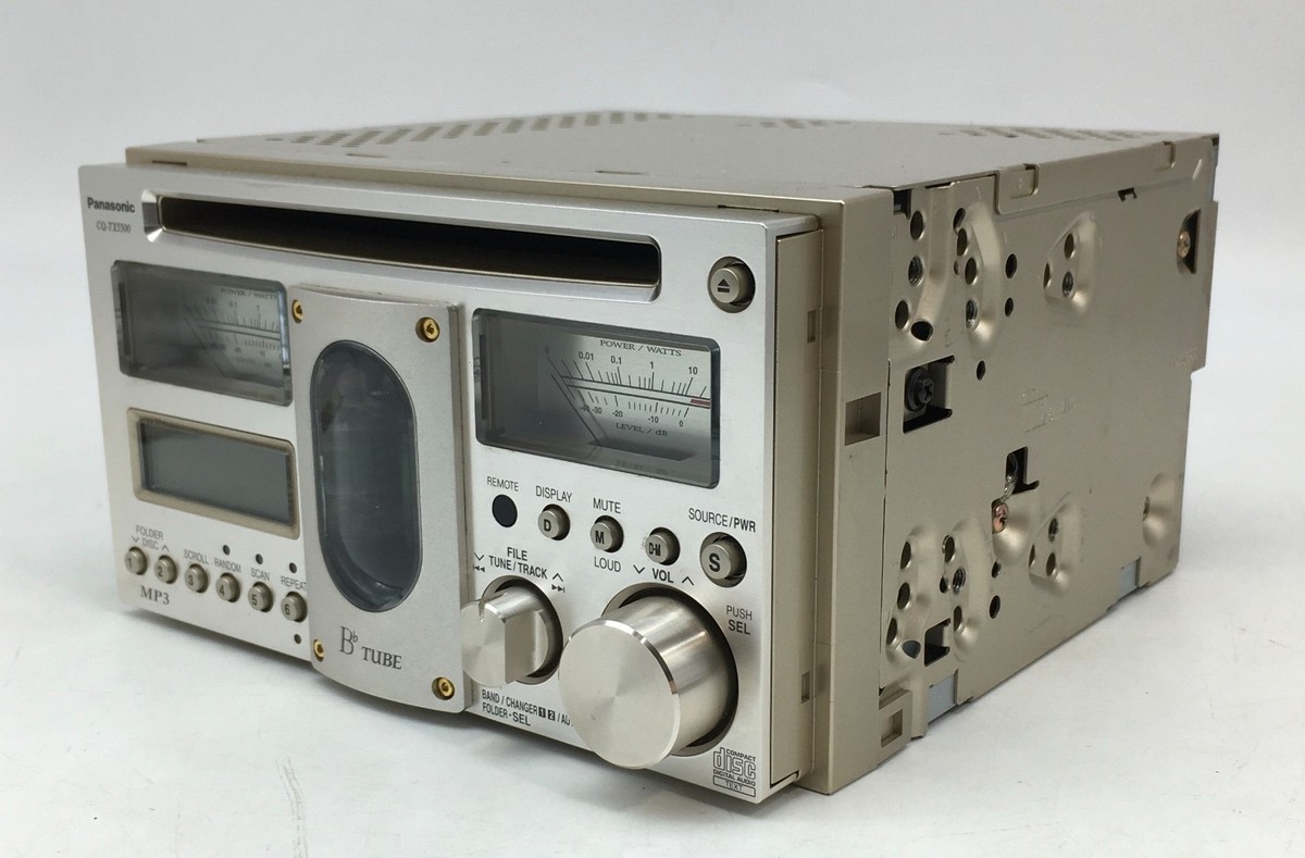 Excellent】 Panasonic CQ-TX5500D CD Deck Player Car Audio 2-DIN