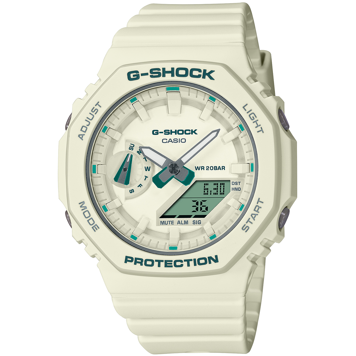 CASIO G-SHOCK GMA-S2100GA-7AJF Green Accent Color Analog Digital