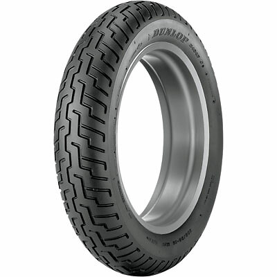 Dunlop 130/90-16 (67H) D404 Front Motorcycle Tire Black Wall for