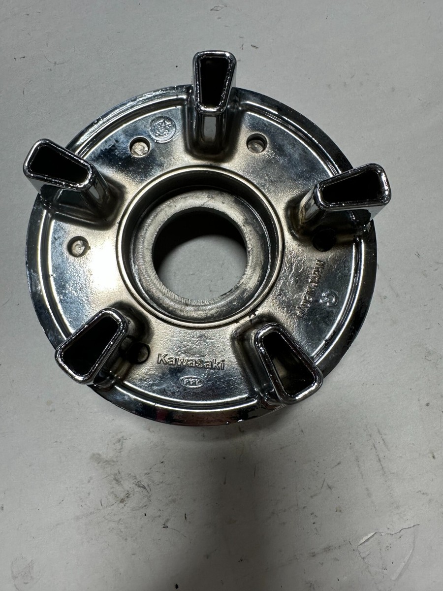 New 42033-0021 ZX-10 CHROME PLATED CUSH HUB SPROCKET DRUM KAWASAKI