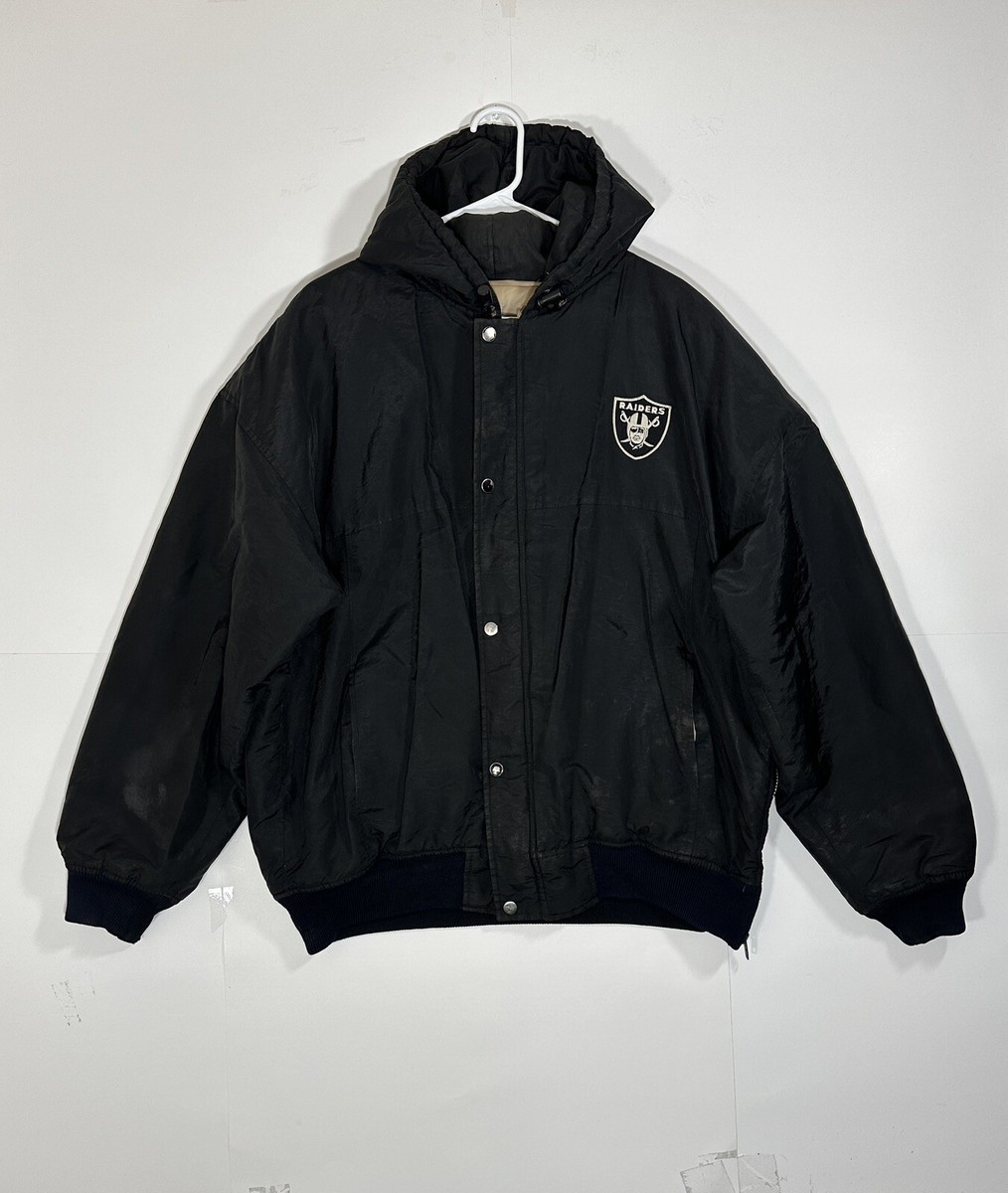 Vintage Oakland Raiders Starter Jacket Sz Large Los Angeles NFL